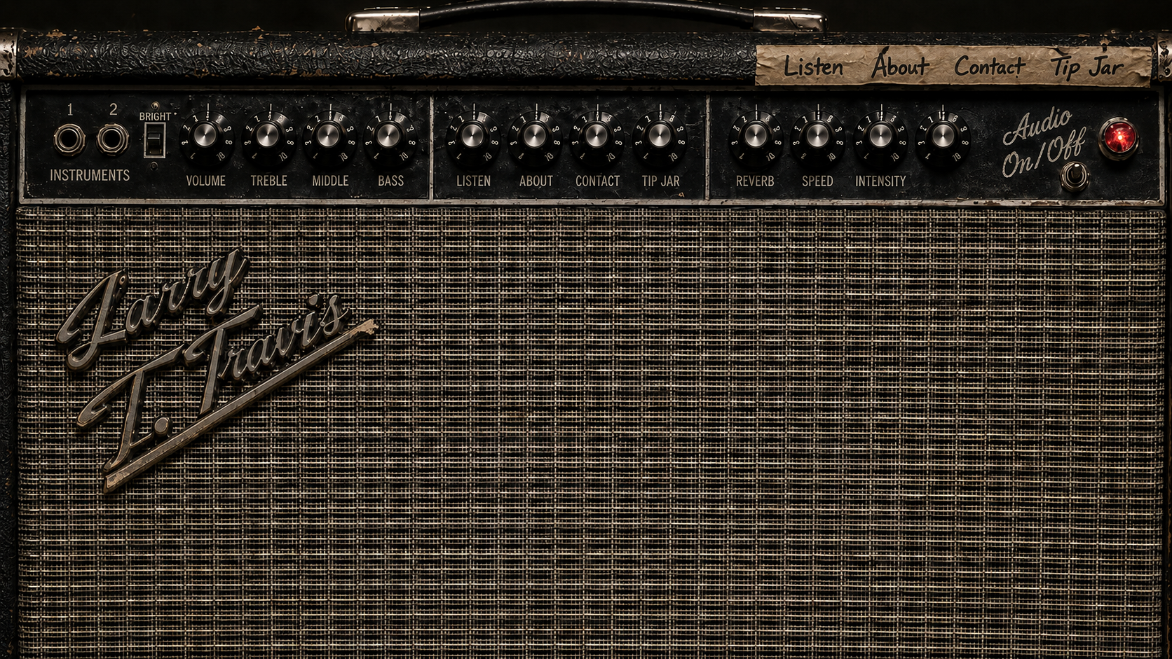 Vintage Larry T. Travis amplifier